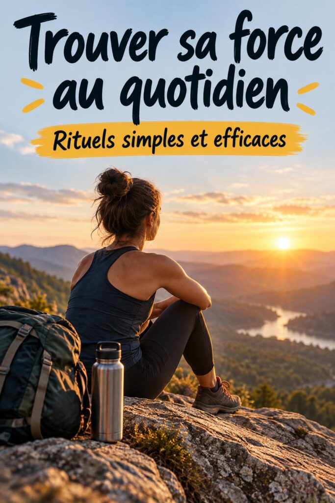 Femme musclée faisant une pause après une séance de musculation, affichant une attitude déterminée et motivée.