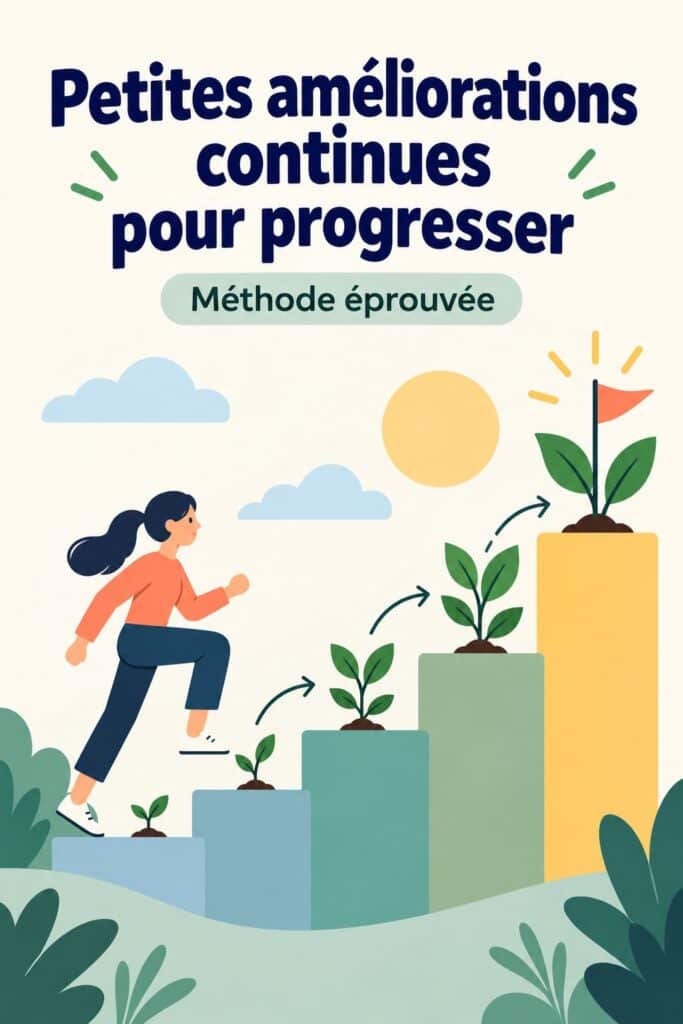 Une femme pratiquant des exercices de fitness légers, illustrant le principe du kaizen.