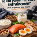 Femme en train de préparer un repas riche en protéines pour soutenir son entraînement