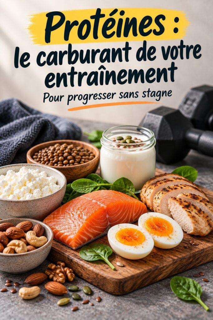 Femme en train de préparer un repas riche en protéines pour soutenir son entraînement