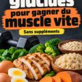 Femme préparant un repas riche en protéines et glucides pour ses entraînements
