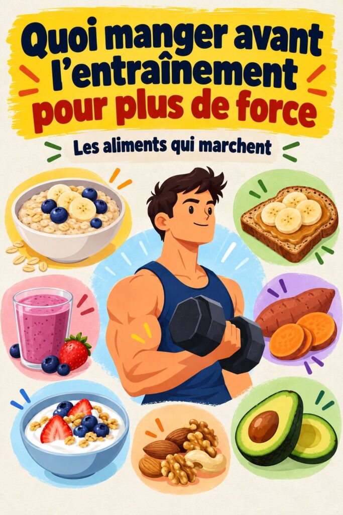 Femme mangeant une collation saine avant l'entraînement, pleine d'énergie et de force