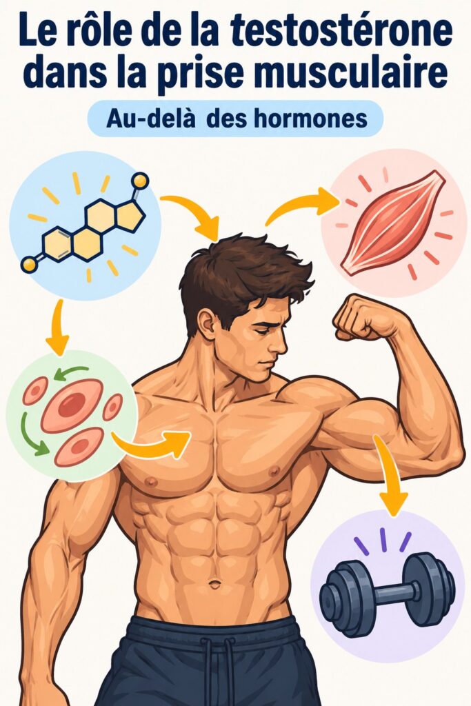 Une femme en train de soulever des poids, illustrant le lien entre testostérone et force musculaire.