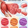 Diagramme illustrant la structure des fibres musculaires dans le contexte du fitness.
